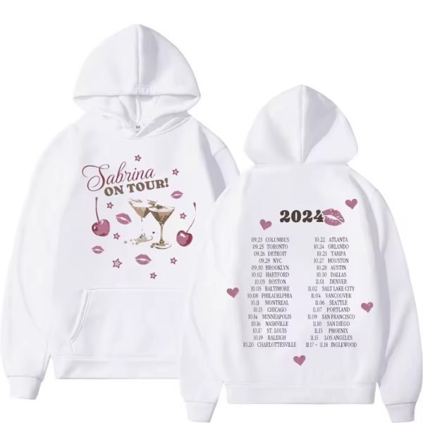 Sabrina Tour New Double Sided Hoodie